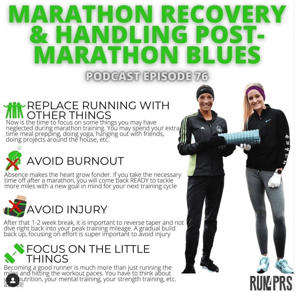 76. Post racing blues & recovery Team Run4PRs Coaching